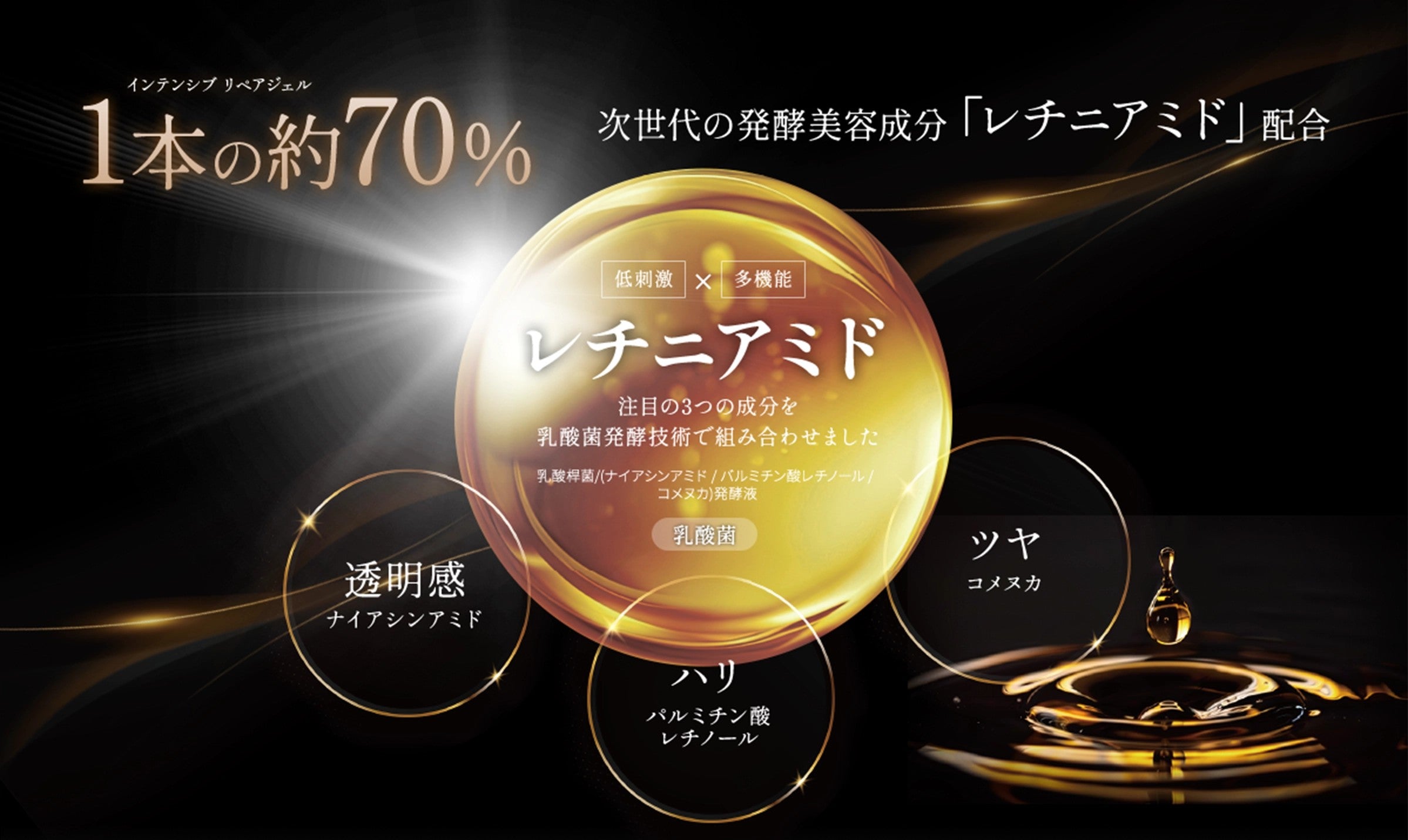 LUREAQU ミニ美顔器 × インテンシブリペアジェル – ワタナベ薫
